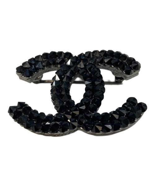 CHANEL（シャネル）CHANEL (シャネル) ココマークブローチ ブラックの古着・服飾アイテム
