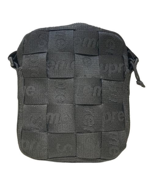 SUPREME（シュプリーム）Supreme (シュプリーム) Woven Shoulder Bag ブラックの古着・服飾アイテム