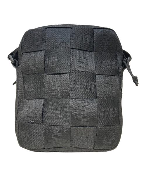 SUPREME（シュプリーム）Supreme (シュプリーム) Woven Shoulder Bag ブラックの古着・服飾アイテム