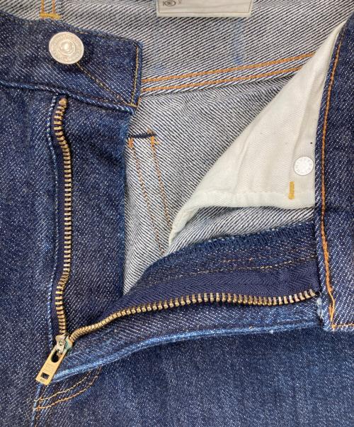 YAECA（ヤエカ）YAECA (ヤエカ) ワイドストレートデニム インディゴ サイズ:SIZE 81cm (W32)の古着・服飾アイテム