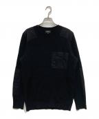 A.P.C.アーペーセー）の古着「コマンドリブニット」｜ブラック