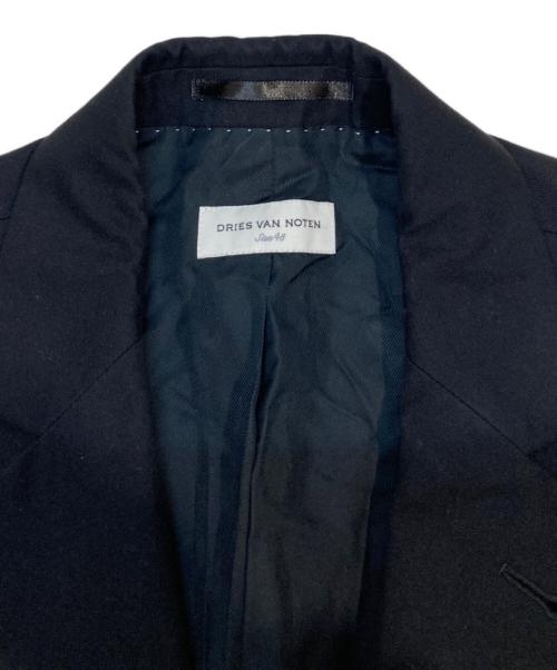 DRIES VAN NOTEN（ドリスヴァンノッテン）DRIES VAN NOTEN (ドリスヴァンノッテン) テーラードジャケット ブラック サイズ:48(L)の古着・服飾アイテム