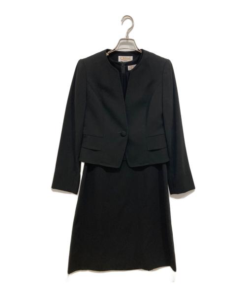 Chloe formal（クロエ フォーマル）Chloe formal (クロエ フォーマル) フォーマルセットアップワンピース ブラック サイズ:9AR(M)の古着・服飾アイテム