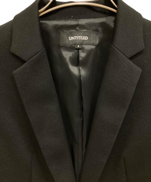 UNTITLED（アンタイトル）UNTITLED (アンタイトル) レイナジャージセットアップスーツ ブラック サイズ:M(2)の古着・服飾アイテム