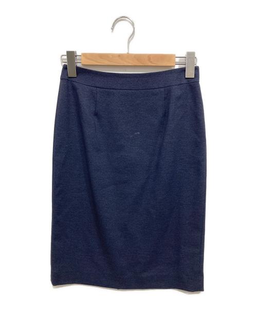 COUP DE CHANCE（クードシャンス）COUP DE CHANCE (クードシャンス) タンブルツイードVノーカラージャケットセットアップ ネイビー サイズ:36の古着・服飾アイテム