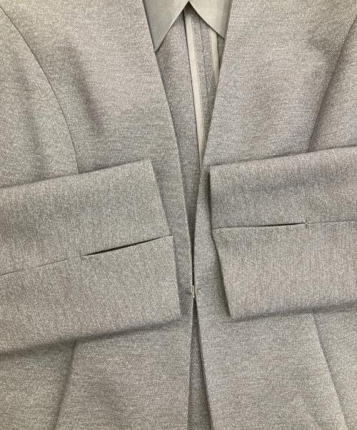 COUP DE CHANCE（クードシャンス）COUP DE CHANCE (クードシャンス) タンブルツイードVノーカラージャケットセットアップ ネイビー サイズ:36の古着・服飾アイテム