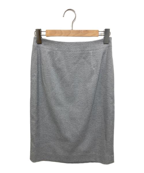 COUP DE CHANCE（クードシャンス）COUP DE CHANCE (クードシャンス) タンブルツイードVノーカラージャケットセットアップ グレー サイズ:36の古着・服飾アイテム