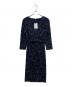 COUP DE CHANCE (クードシャンス) 幾何学プリントナローワンピース ネイビー サイズ:M(38) 未使用品：6000円