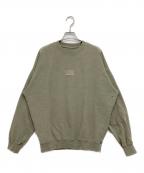 HUFハフ）の古着「MASON CREWNECK FLEECE」｜オリーブ