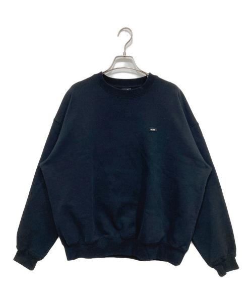 HUF（ハフ）HUF (ハフ) CLASSIC FLEECE CREW ブラック サイズ:Sの古着・服飾アイテム