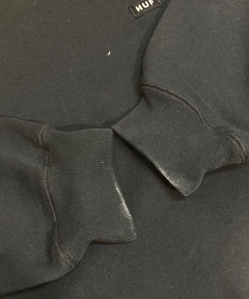 HUF（ハフ）HUF (ハフ) CLASSIC FLEECE CREW ブラック サイズ:Sの古着・服飾アイテム