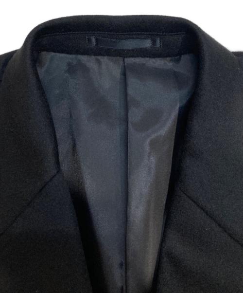 USED（ユーズド）USED (ユーズド) カシミヤチェスターコート ブラック サイズ:Ｍの古着・服飾アイテム