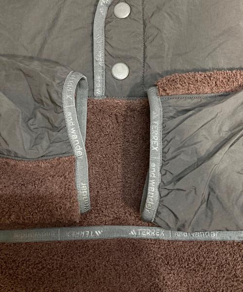 adidas TERREX（アディダステレックス）adidas TERREX (アディダステレックス) and wander (アンドワンダー) sweatshirt  XPLORIC ブラウン サイズ:XLの古着・服飾アイテム