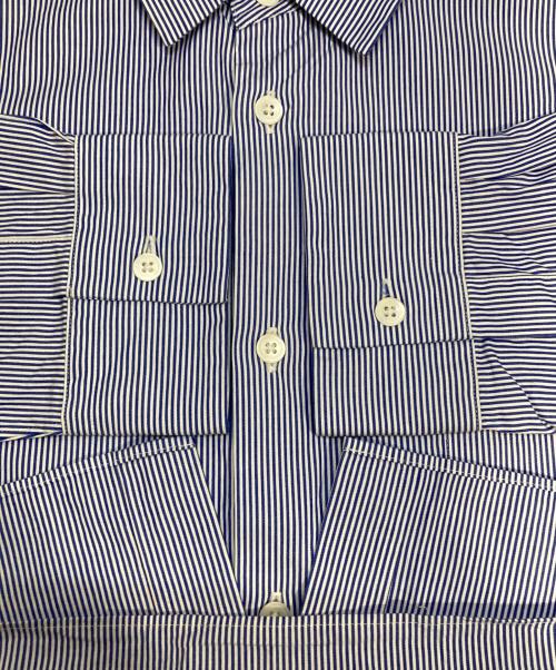 ATON（エイトン）ATON (エイトン) GIZA BROAD STANDARD SHIRTS ブルー サイズ:M(04)の古着・服飾アイテム