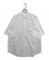 AURALEE（オーラリー）の古着「WASHED FINX TWILL BIG HALF SLEEVED SHIRT」｜ホワイト