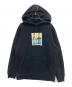 stussy（ステューシー）の古着「Coastal Hood Photo Fleece Lined」｜ブラック