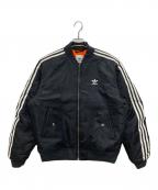 adidasアディダス）の古着「BOMBER PADDED JKT ORIGINALS」｜ブラック