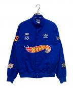 adidas×SEAN WOTHERSPOONアディダス×ショーン・ワザーズプーン）の古着「Hot Wheels Race Jacket」｜ブルー