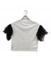 MSGM (エムエスジーエム) 袖レースカットソー ホワイト サイズ:S：3000円