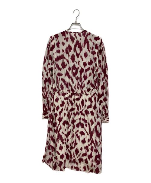 ISABEL MARANT ETOILE（イザベルマランエトワール）ISABEL MARANT ETOILE (イザベルマランエトワール) 総柄シルクワンピース パープル サイズ:36 (S)の古着・服飾アイテム