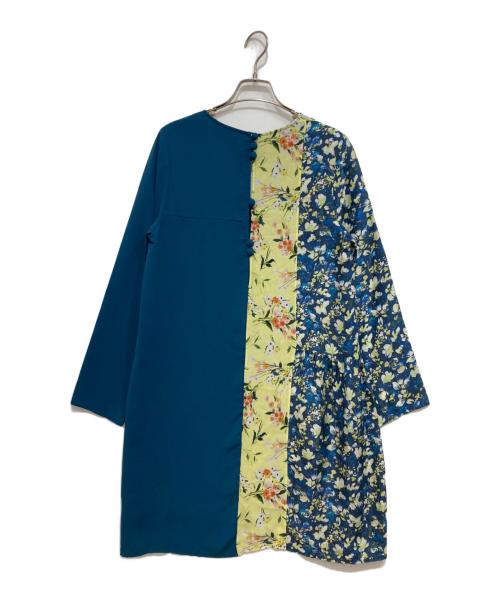 Acne studios（アクネ ストゥディオス）ACNE STUDIOS (アクネ ストゥディオス) 花柄ワンピース ブルー サイズ:Sの古着・服飾アイテム