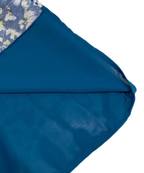 Acne studios（アクネ ストゥディオス）ACNE STUDIOS (アクネ ストゥディオス) 花柄ワンピース ブルー サイズ:Sの古着・服飾アイテム