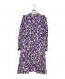 ISABEL MARANT ETOILE (イザベルマランエトワール) 総柄シルクワンピース パープル サイズ:36 (S)：7000円
