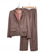 MaxMaraマックスマーラ）の古着「セットアップスーツ」｜ピンク/ブラウン