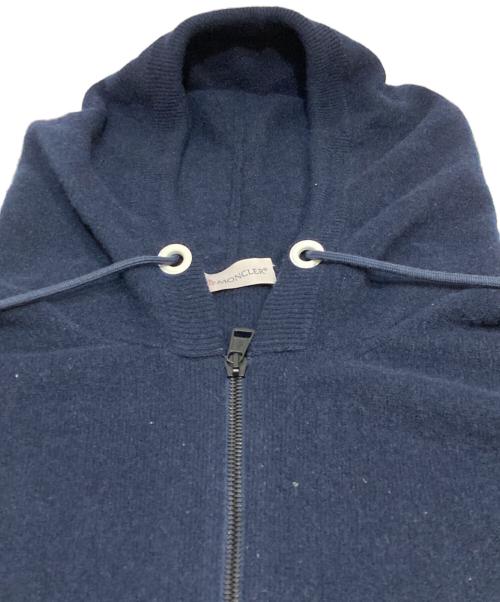 MONCLER GENIUS（モンクレール ジーニアス）MONCLER GENIUS (モンクレール ジーニアス) FRAGMENT (フラッグメント) カシミア混ニットパーカー ネイビー サイズ:Lの古着・服飾アイテム
