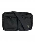 PORTERポーター）の古着「タンカーウエストバッグ」｜ブラック