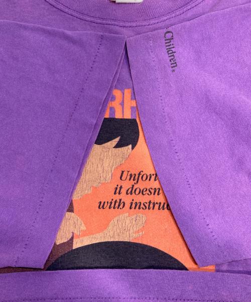 Save The Children（セーブ・ザ・チルドレン）Save The Children (セーブ・ザ・チルドレン) FATHERHOOD TEE パープル サイズ:Lの古着・服飾アイテム