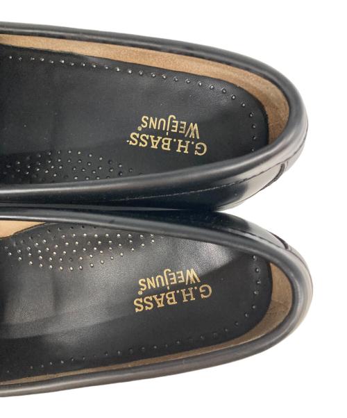 G.H.BASS（ジーエイチバス）G.H.BASS (ジーエイチバス) LARSON VENETIAN WEEJUNS LOAFER ブラック サイズ:27cm（US9）の古着・服飾アイテム