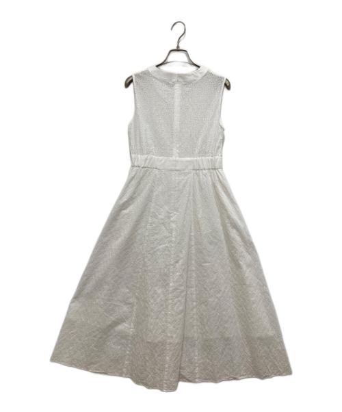Audire（アウディーレ）Audire (アウディーレ) Flower broidery Lace Dress ホワイト サイズ:Sの古着・服飾アイテム