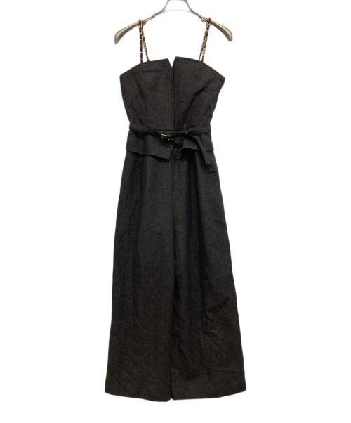 Apuweiser-riche（アプワイザーリッシェ）Apuweiser-riche (アプワイザーリッシェ) レイヤードベアロンパース ブラウンの古着・服飾アイテム