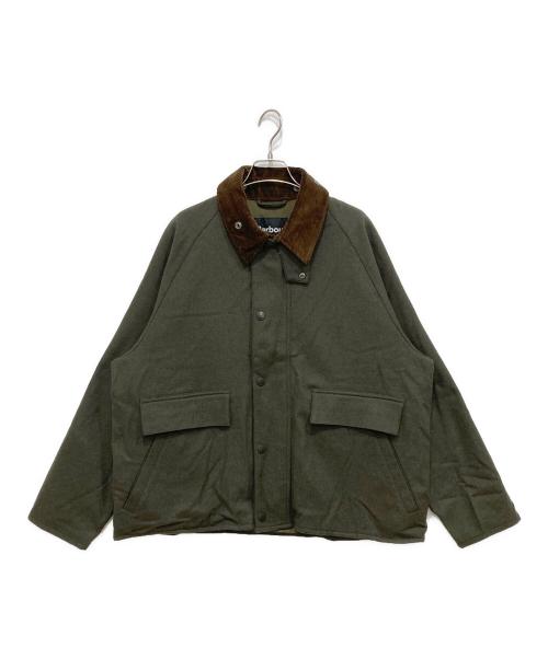 Barbour（バブアー）Barbour (バブアー) BORROWDALE/ウールショートブルゾン カーキ サイズ:L (40)の古着・服飾アイテム