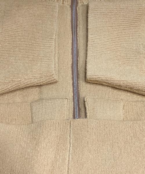 ESTNATION（エストネーション）ESTNATION (エストネーション) キルティングニットアウター イエロー サイズ:Freeの古着・服飾アイテム