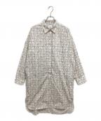 MaxMaraマックスマーラ）の古着「Monogram Shirt Minidress」｜ホワイト