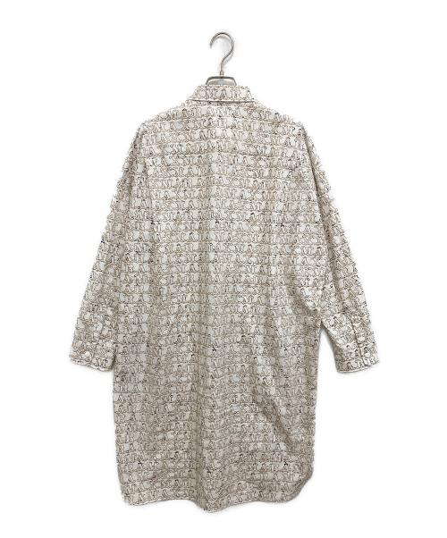 MaxMara（マックスマーラ）MaxMara (マックスマーラ) Monogram Shirt Minidress ホワイト サイズ:不明の古着・服飾アイテム