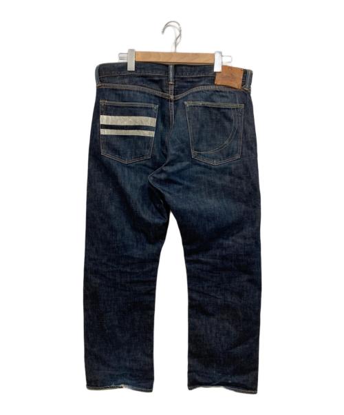 MOMOTARO JEANS（桃太郎ジーンズ）MOMOTARO JEANS (桃太郎ジーンズ) 銅丹特濃スリムテーパードジッパーフライ インディゴ サイズ:91cm (W36)の古着・服飾アイテム