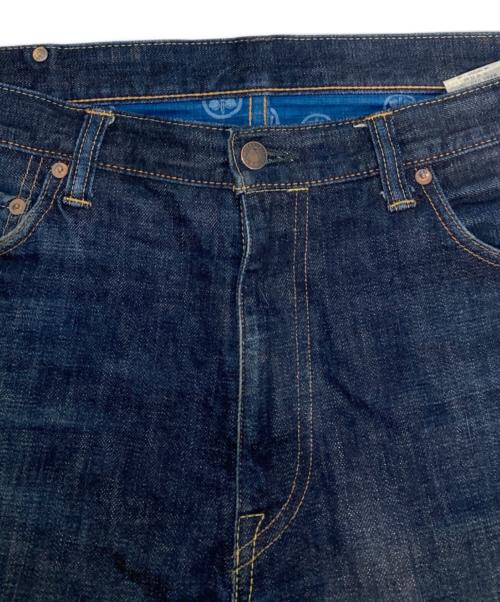 MOMOTARO JEANS（桃太郎ジーンズ）MOMOTARO JEANS (桃太郎ジーンズ) 銅丹特濃スリムテーパードジッパーフライ インディゴ サイズ:91cm (W36)の古着・服飾アイテム