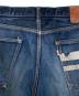 中古・古着 MOMOTARO JEANS (桃太郎ジーンズ) 特濃インディゴデニムパンツ インディゴ サイズ:91cm (W36)：4000円