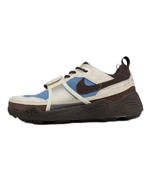 NIKE（ナイキ）NIKE (ナイキ) Travis Scott (トラヴィス・スコット) Nike Zoom Field Jaxx ブラウン×アイボリー サイズ:27.5cmの古着・服飾アイテム
