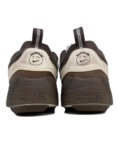 NIKE（ナイキ）NIKE (ナイキ) Travis Scott (トラヴィス・スコット) Nike Zoom Field Jaxx ブラウン×アイボリー サイズ:27.5cmの古着・服飾アイテム