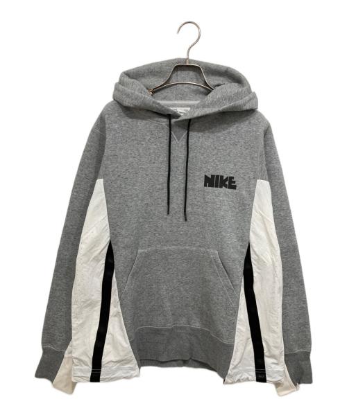 NIKE（ナイキ）NIKE (ナイキ) sacai (サカイ) NRG HOODIE グレー サイズ:Lの古着・服飾アイテム