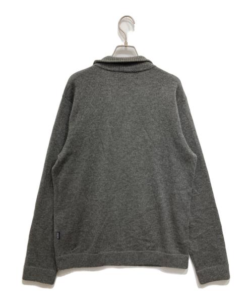 Patagonia（パタゴニア）Patagonia (パタゴニア) ウールニットハーフジップニットセーター グレー サイズ:Mの古着・服飾アイテム