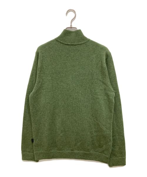 Patagonia（パタゴニア）Patagonia (パタゴニア) ウールニットハーフジップニットセーター グリーン サイズ:Mの古着・服飾アイテム