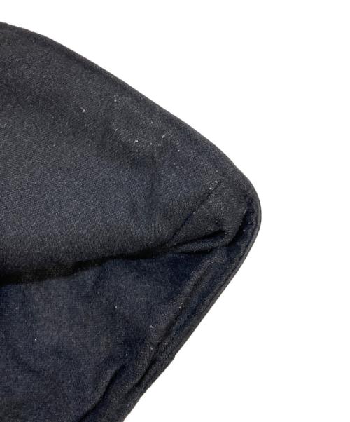 ARMANI JEANS（アルマーニジーンズ）ARMANI JEANS (アルマーニジーンズ) 切替レザーベスト ブラック サイズ:I46(L相当)の古着・服飾アイテム