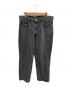 STEVEN ALAN（スティーブンアラン）の古着「Hi/TWST DENIM 5P BAGGY TAPERED PANTS」｜ブラック