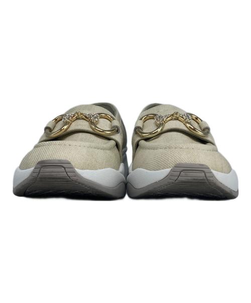 DIANA（ダイアナ）DIANA (ダイアナ) カジュアルビットローファー ベージュ サイズ:23.5cmの古着・服飾アイテム