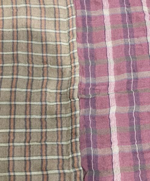 RRL（ダブルアールエル）RRL (ダブルアールエル) チェックストール ブラウンの古着・服飾アイテム